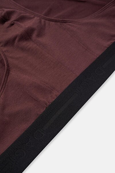 Dagi Σκούρο Καφέ Χρώμα Απλό βαμβακερό σλιπ