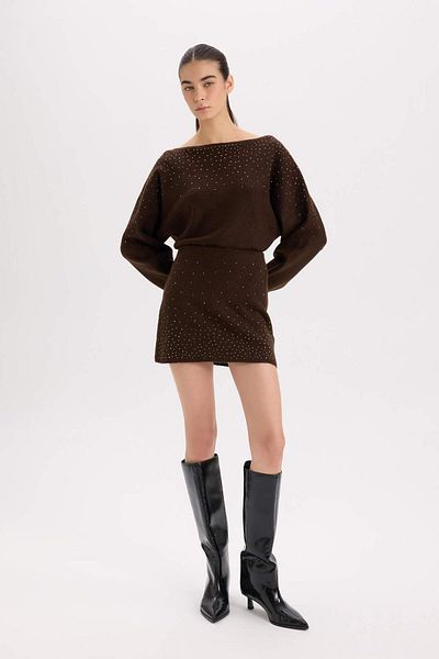 DeFacto A-Line Mini Skirt E2287Ax24Wn