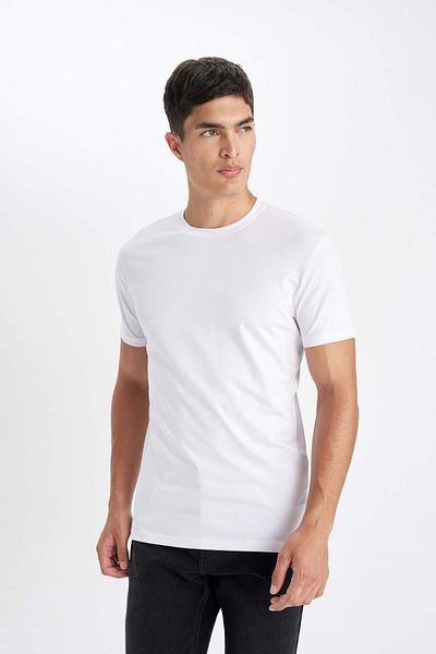 DeFacto Slim Fit Slim Fit Crew Neck Top D3515Ax24Au