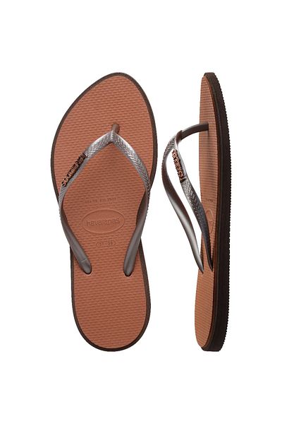 Havaianas Καφέ παντόφλες Slim Point Unisex