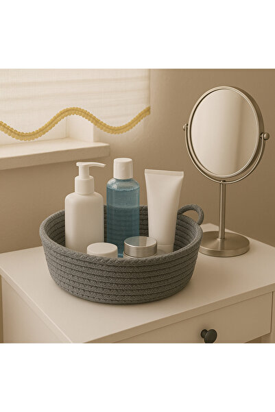 ÖRGÜM Coș Decorativ Organizator Multifuncțional Organizator de cameră 20x5 cm