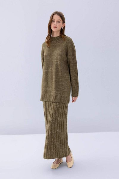 DeFacto Fusta Maxi Tricoturi Regular Fit B0089AX24WN