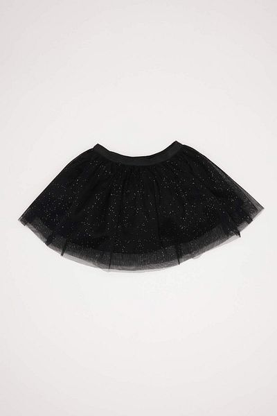 DeFacto Baby Mädchen 2 Stück Set Rundhalsausschnitt Glänzend Bedrucktes Sweatshirt Tutu Rock D7255A524WN