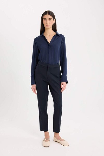 DeFacto Regular Fit Basic Solid Long Sleeve Shirt D9196Ax24Au