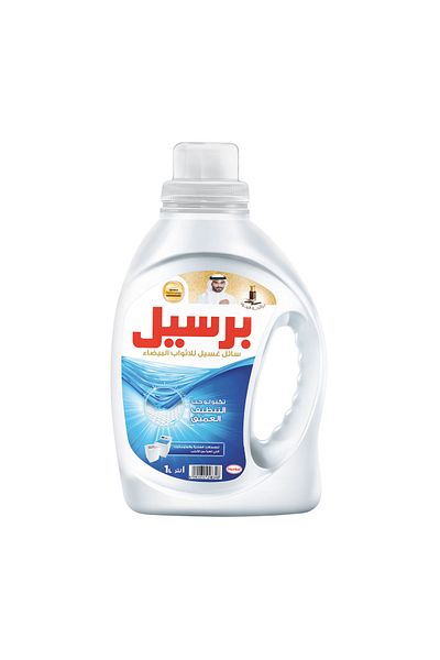 Persil منظف سائل أبيض للغسالات ذات التحميل العلوي برائحة العود، سعة 1 لتر، منظف عميق