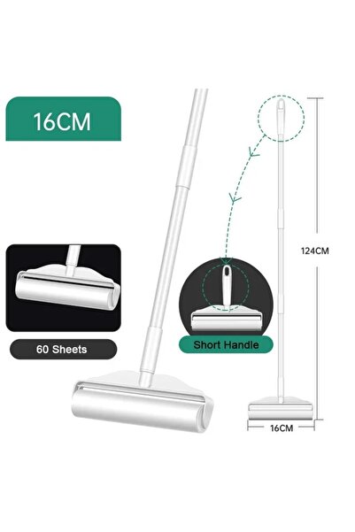Choice بكرة قطنية بمقبض طويل بطول 16 سم، منظف سجاد الأريكة، فرشاة كبيرة قابلة...