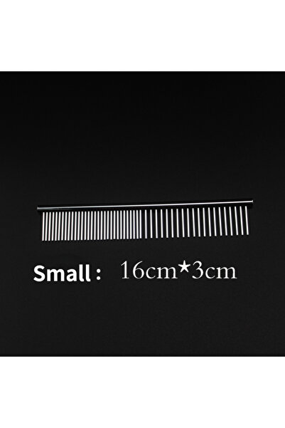 Choice مشط إزالة شعر الحيوانات الأليفة G519B مقاس 16 × 3 سم، مشط من الفولاذ ا...