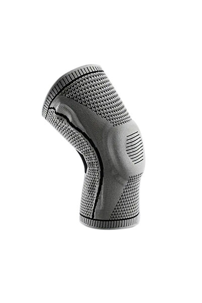 Choice5 XL GRAY Non-Slip Knee Support Brace with Patella Gel Pad Stabilizers Comfort-Fit Compression Sleeve