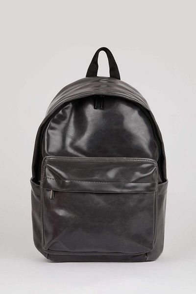 DeFacto Men's Faux Leather Backpack E0691Axns