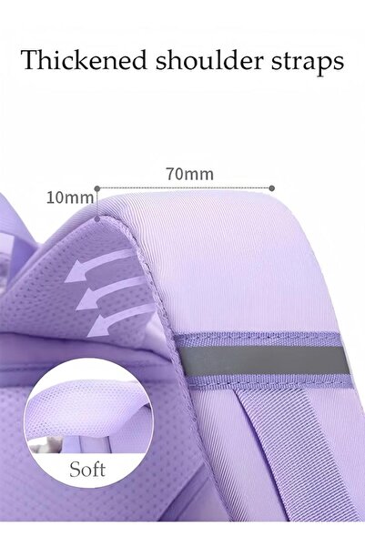 Generic Girl's School Backpacks Multi-pocket Large Capacity School Bag