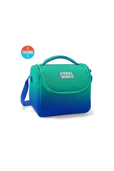 Coral High 11875 PENTRU COPII SAC TERMIC CU TRANZIȚIE DE CULOARE VERDE ȘI ALBASTRU