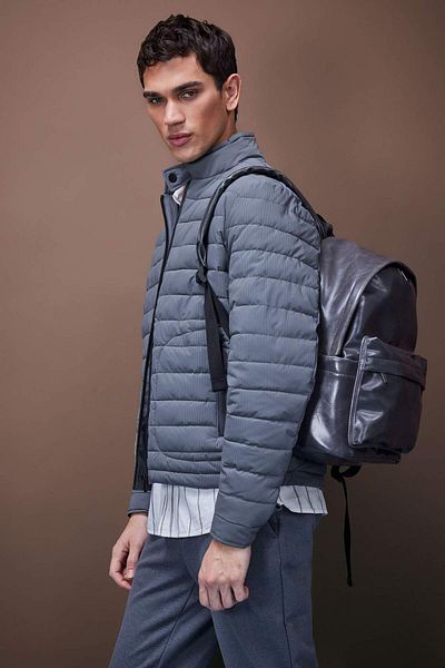 DeFacto Men's Faux Leather Backpack E0691Axns