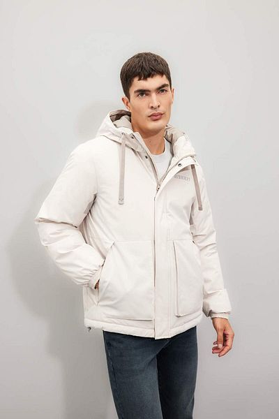 DeFacto Regular Fit Hooded Zipper Coat C6595Ax24Au