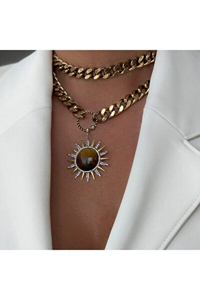 Bayemeyc Sole Kaplan Gözü Zincir Kolye