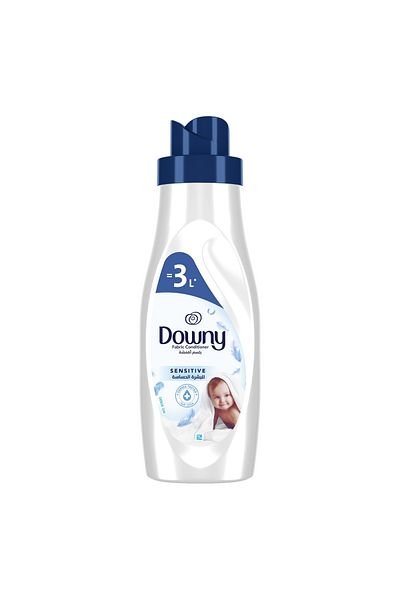 downy منعم الأقمشة المركز للبشرة الحساسة 1 لتر نعومة لطيفة للبشرة والأقمشة الحساسة