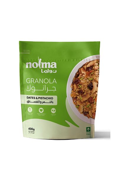 NOLMA Dates and Pistachio Granola