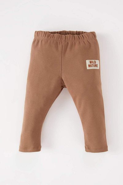 DeFacto 2-teiliges Set für Babys, Jungen, gemustertes Sweatshirt mit Rundhalsausschnitt und elastischem Bund unten D5939A524WN