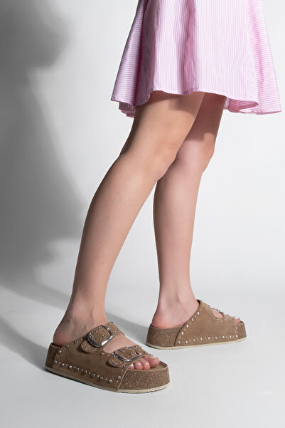 Marjin Dámská olivová nefritová pokladna s kamínky z pravé kůže a dvěma pásky