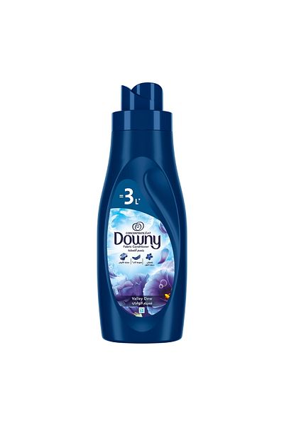 downy منعم الأقمشة المركز فالي ديو، 1 لتر، نعومة لطيفة للبشرة والأقمشة الحساسة