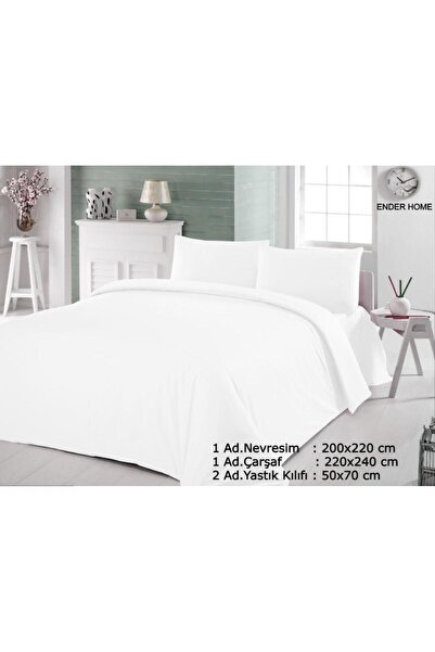 Ender Home CottonVerse Двоспальний комплект постільної білизни Ranforce - 200...