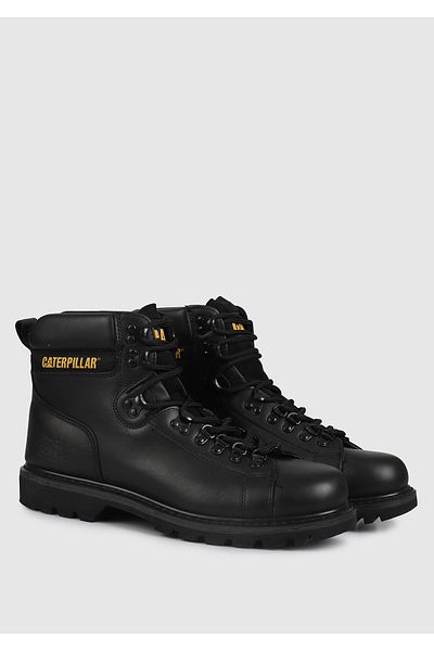 Caterpillar Alaska M.Ter Black Men's Leather Boots 015M0008091-B14