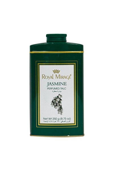 ROYAL MIRAGE بودرة التلك برائحة الياسمين 250 غرام - رائحة زهرية منعشة تدوم طويلاً