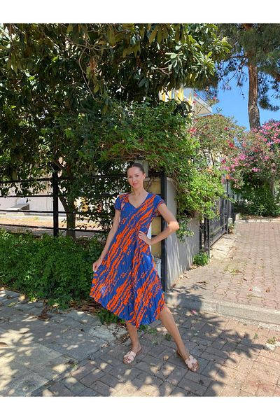 Lunaberry Rochie Bohemian Vintage Swimwear pentru femei Eid 38-46 MĂRIME UNICA Vârste de vară Patchwork din viscoză