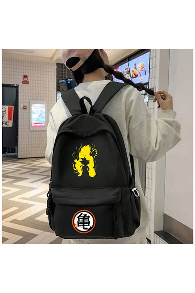 Toum Anime Dragon Ball Printed Unisex School Backpack