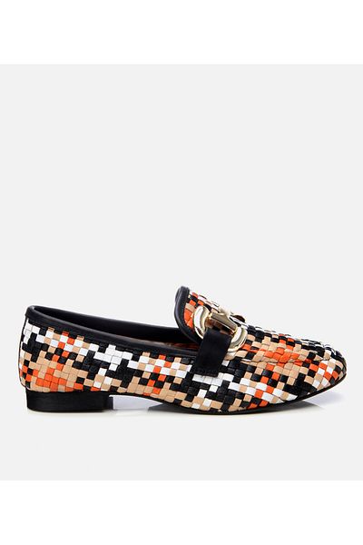 Hotiç Loafer clasic cu cataramă detaliată din piele pentru femei