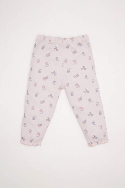 DeFacto Set pijamale pentru fetiță cu model de fructe - mânecă lungă, D8651A524WN