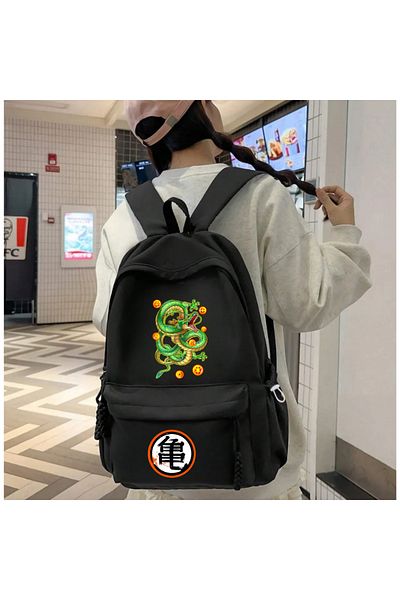 Toum Anime Dragon Ball Printed Unisex School Backpack