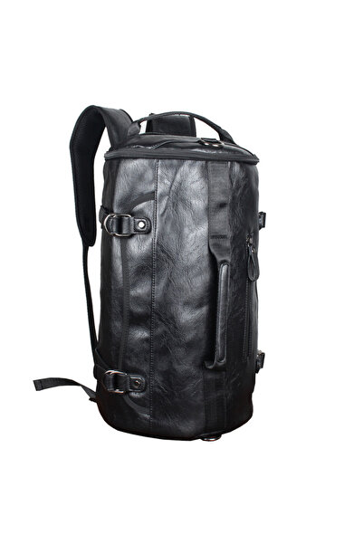 Generic Men's Backpack Pu Leather Bag
