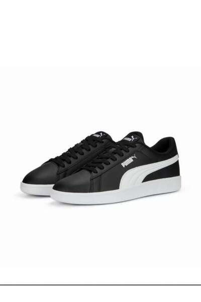 Puma 390987 04 Smash 3.0L حذاء رياضي رجالي باللون الأسود والأبيض
