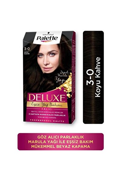 Palette Deluxe Set 3-0 Koyu Kahve Saç Boyası
