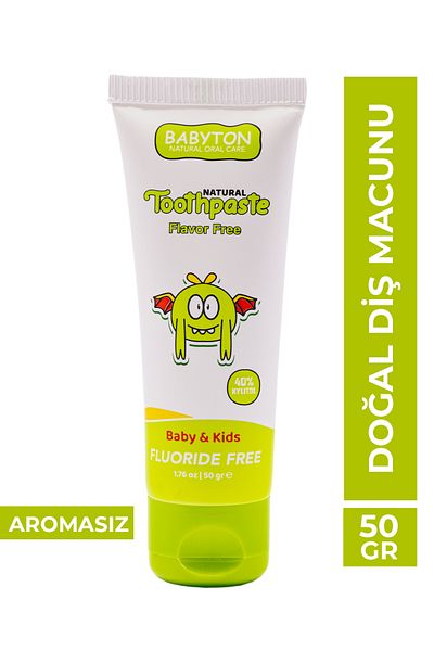 BABYTON 50 g Fluoride Free Natural Toothpaste