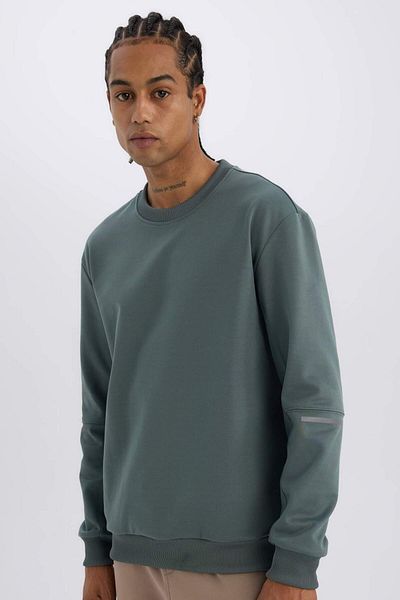 DeFacto DeFactoFit - Hanorac sport simplu cu gât crew E0073AX24WN