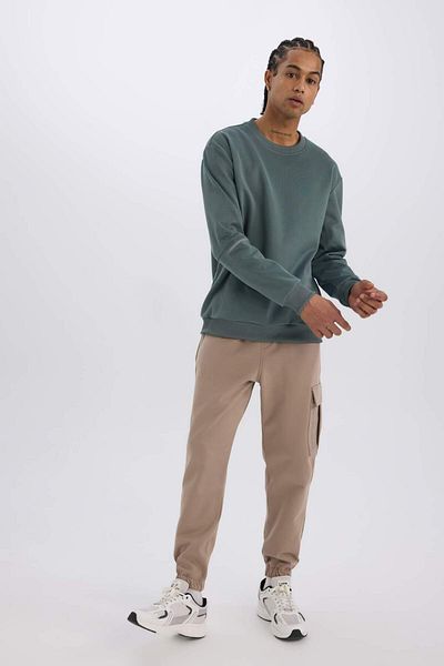 DeFacto DeFactoFit - Hanorac sport simplu cu gât crew E0073AX24WN