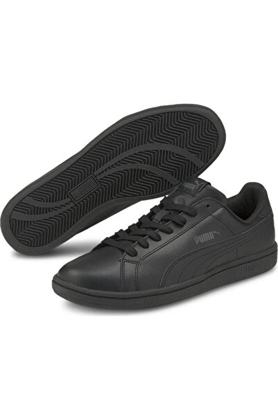 Puma Unisex Black Smash Leather Sports Shoes