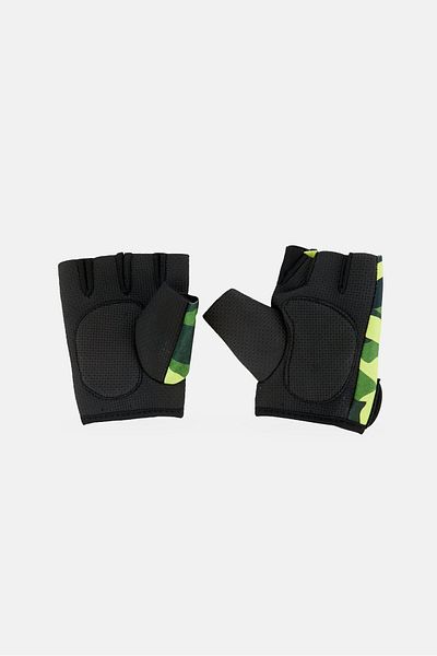 Motiv Men 1 Pair Camouflage Fitness Gloves, Multicolor