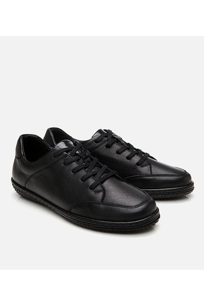 Hotiç Pantofi sport confort negri din piele de damă