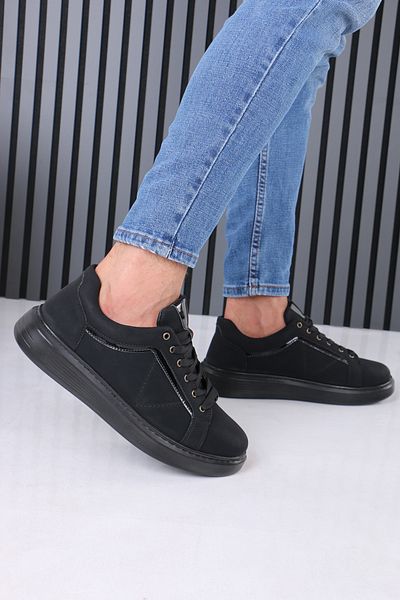 sauron Pantofi sport pentru bărbați, negri, moale, pantofi casual, talpă ortopedică M801