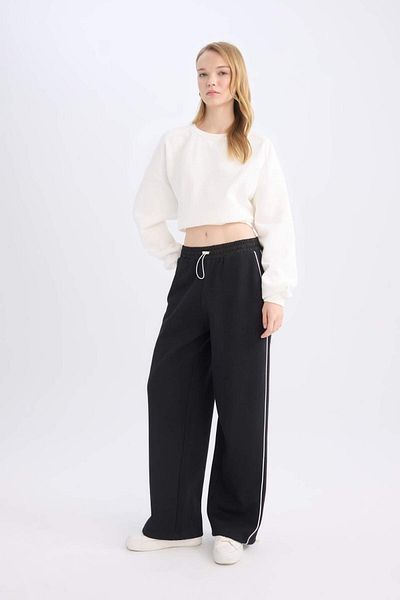 DeFacto Pantaloni de sport cu picioare largi și elastice în talie Coool E0163AX24WN