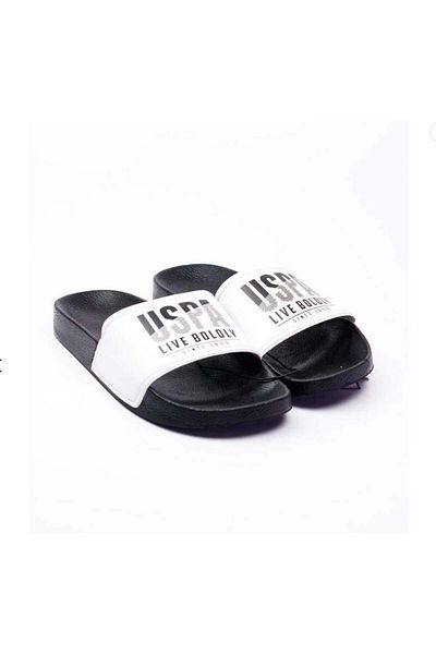U.S. Polo Assn. GUSTY 1FX Papuci albi pentru bărbați 101018678
