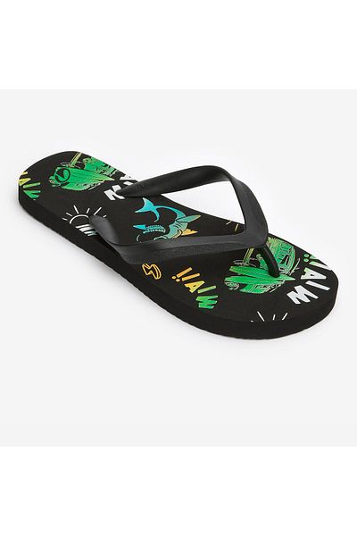 Decathlon Olaian Children's Flip Flops - Black - 120 Vanlife