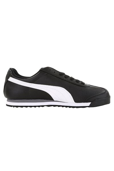Puma Roma Basic 353572 11 Ανδρικά Ασπρόμαυρα Αθλητικά Παπούτσια