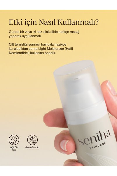 Seniha Skincare Purifying Wash I Yağlı Cilt Yüz Temizleme Jeli I Karşıtı I Yağlı Cilt Tipi