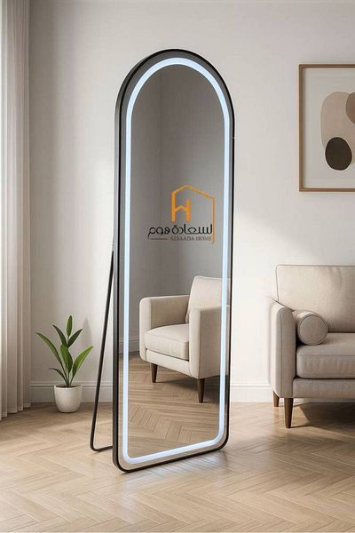 Al Saada Home LED Stand and Hanging Mirror - 60x170
