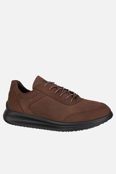 Scooter M4010Nka Brown Nubuck Men's Genuine Leather Shoes