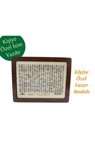 Atölye Ham İsimli Parabox - 10.000tl Kumbara - Ahşap Para Biriktirme Hedef Ku...