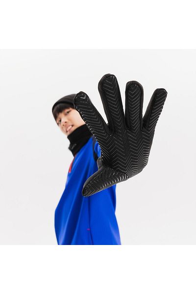 Decathlon قفاز كرة القدم كيبيستا للأطفال - كيب دراي 500 أسود
